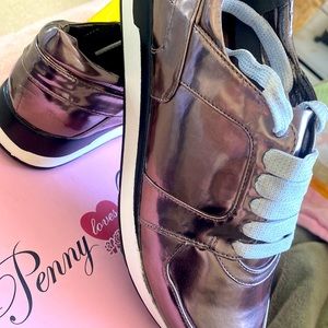 Festival fun metálic color sneakers